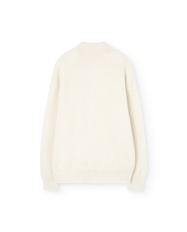 Ecru Gecko Cardigan PRODUCT BACK
