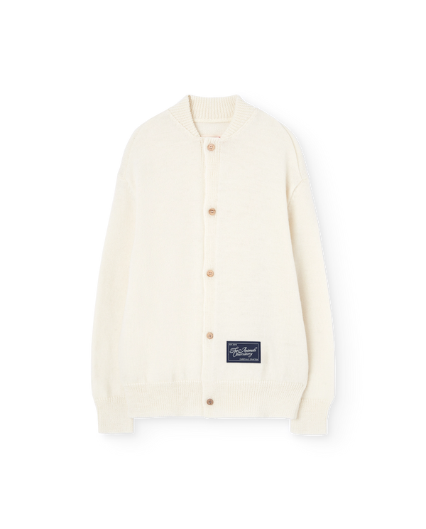 Ecru Gecko Cardigan PRODUCT FRONT
