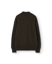 Dark Olive Gecko Cardigan PRODUCT BACK