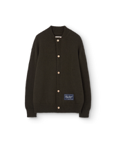 Dark Olive Gecko Cardigan PRODUCT FRONT