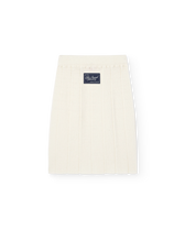 Ecru Lynx Knit Skirt PRODUCT BACK