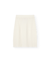Ecru Lynx Knit Skirt PRODUCT FRONT