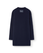 Navy Mussel Knit Dress PRODUCT BACK