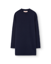 Navy Mussel Knit Dress PRODUCT FRONT