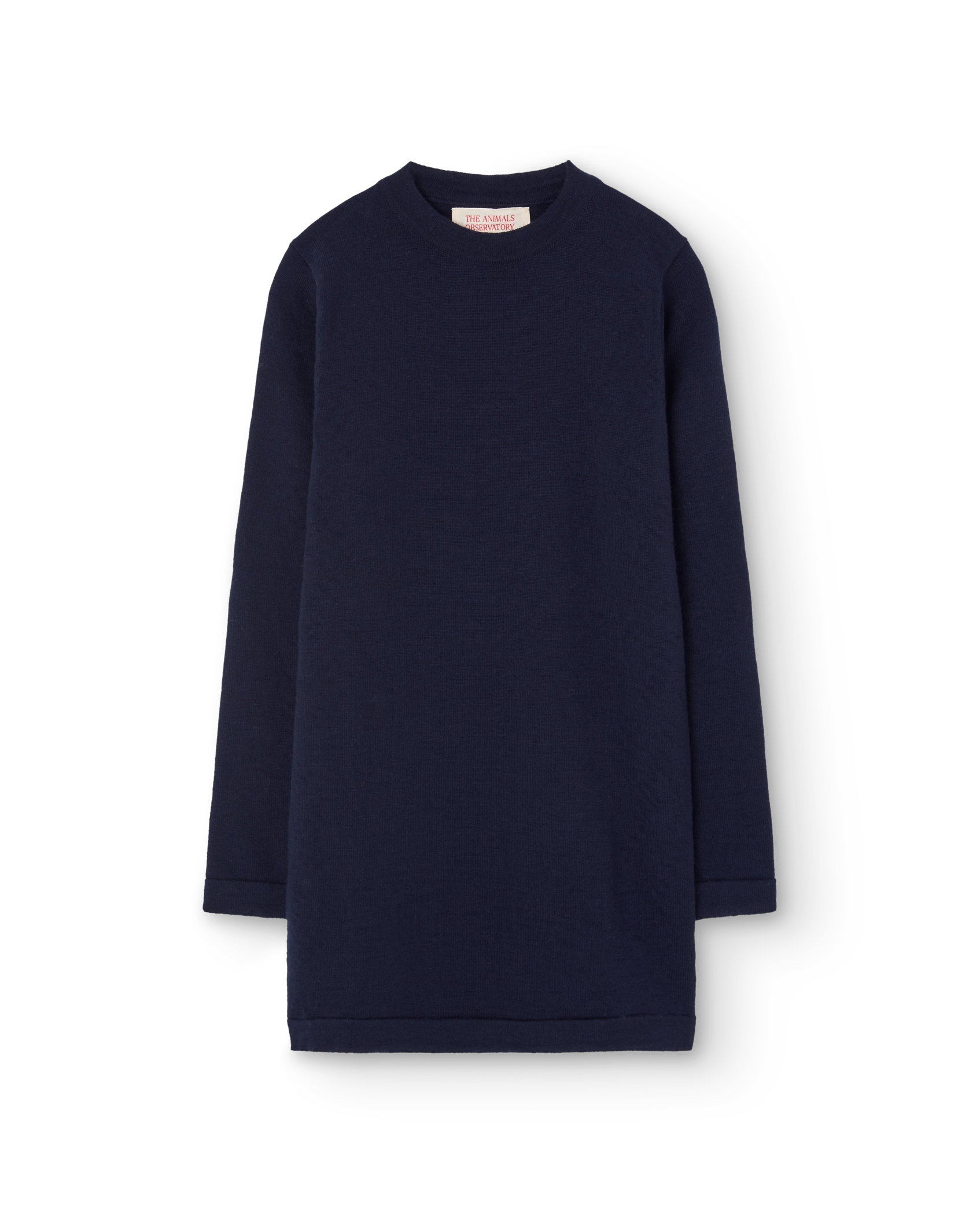 Navy Mussel Knit Dress PRODUCT FRONT