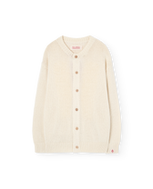 Ecru Toucan Cardigan PRODUCT FRONT
