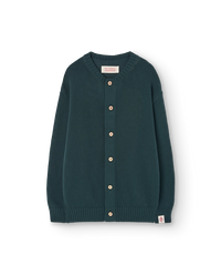 Deep Green Toucan Cardigan COVER