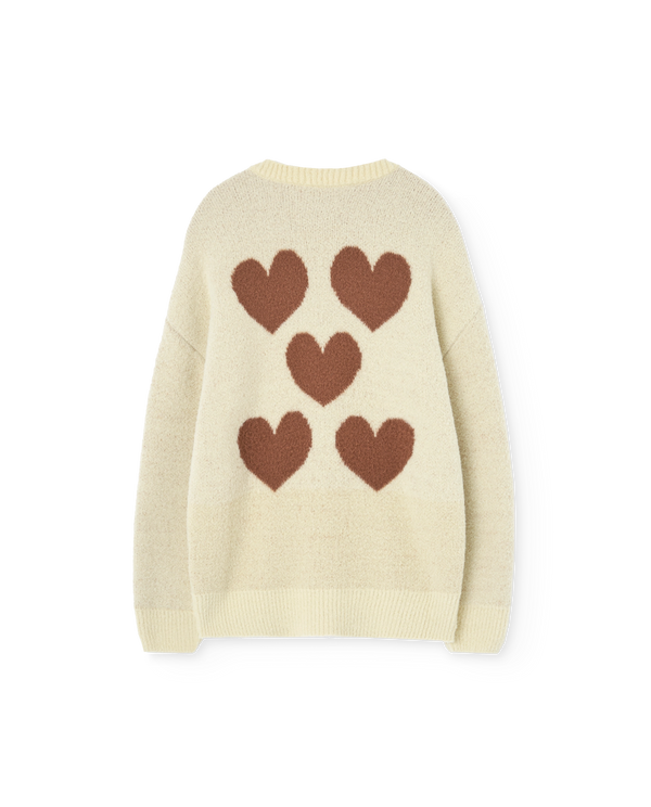 Yellow Racoon Cardigan PRODUCT BACK