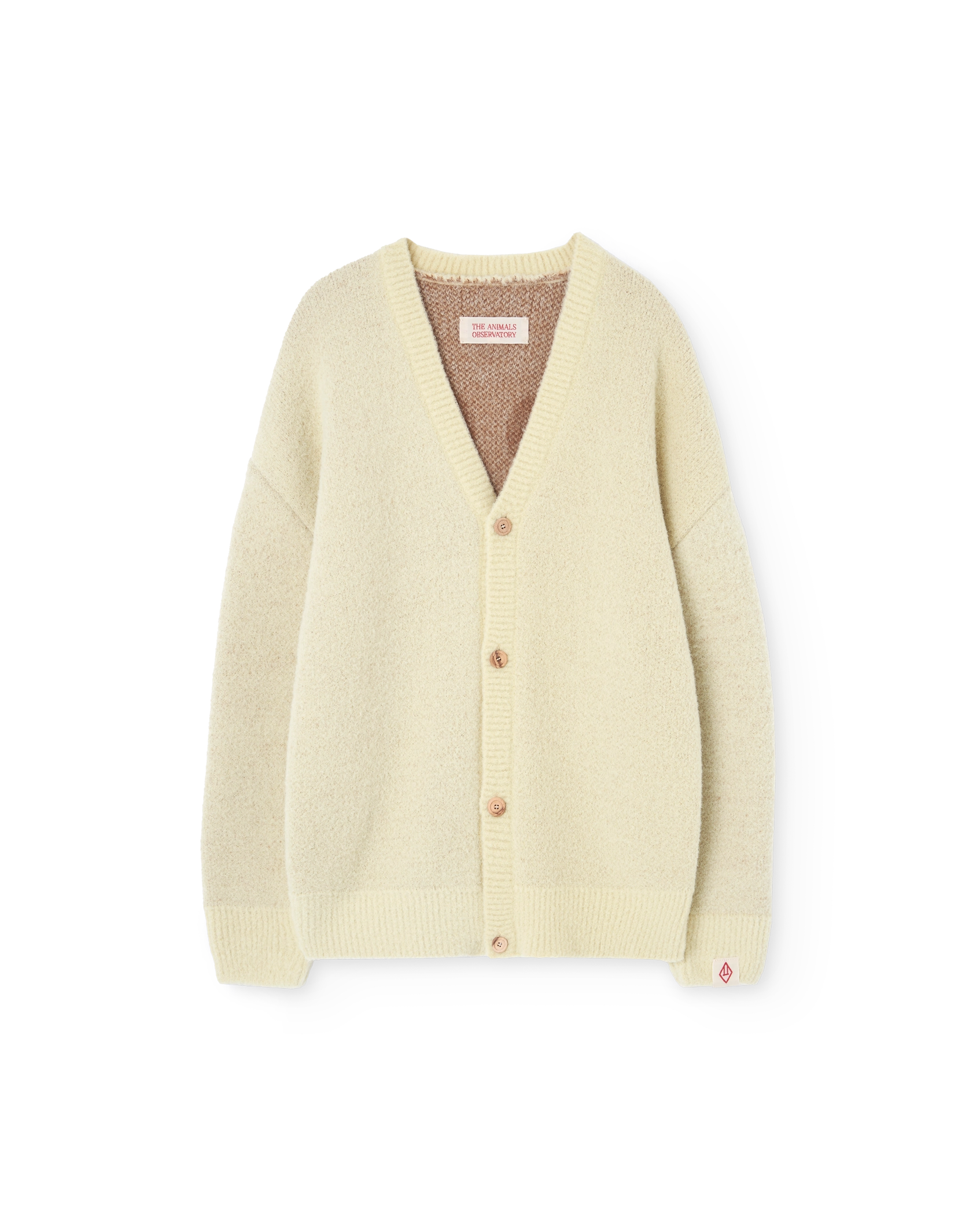 Yellow Racoon Cardigan PRODUCT FRONT