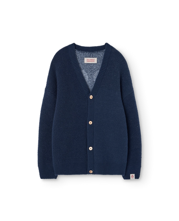 Navy Racoon Cardigan