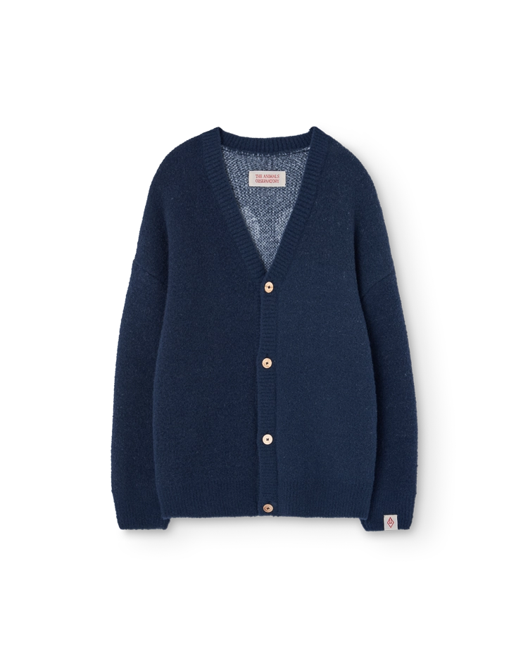 Navy Racoon Cardigan COVER