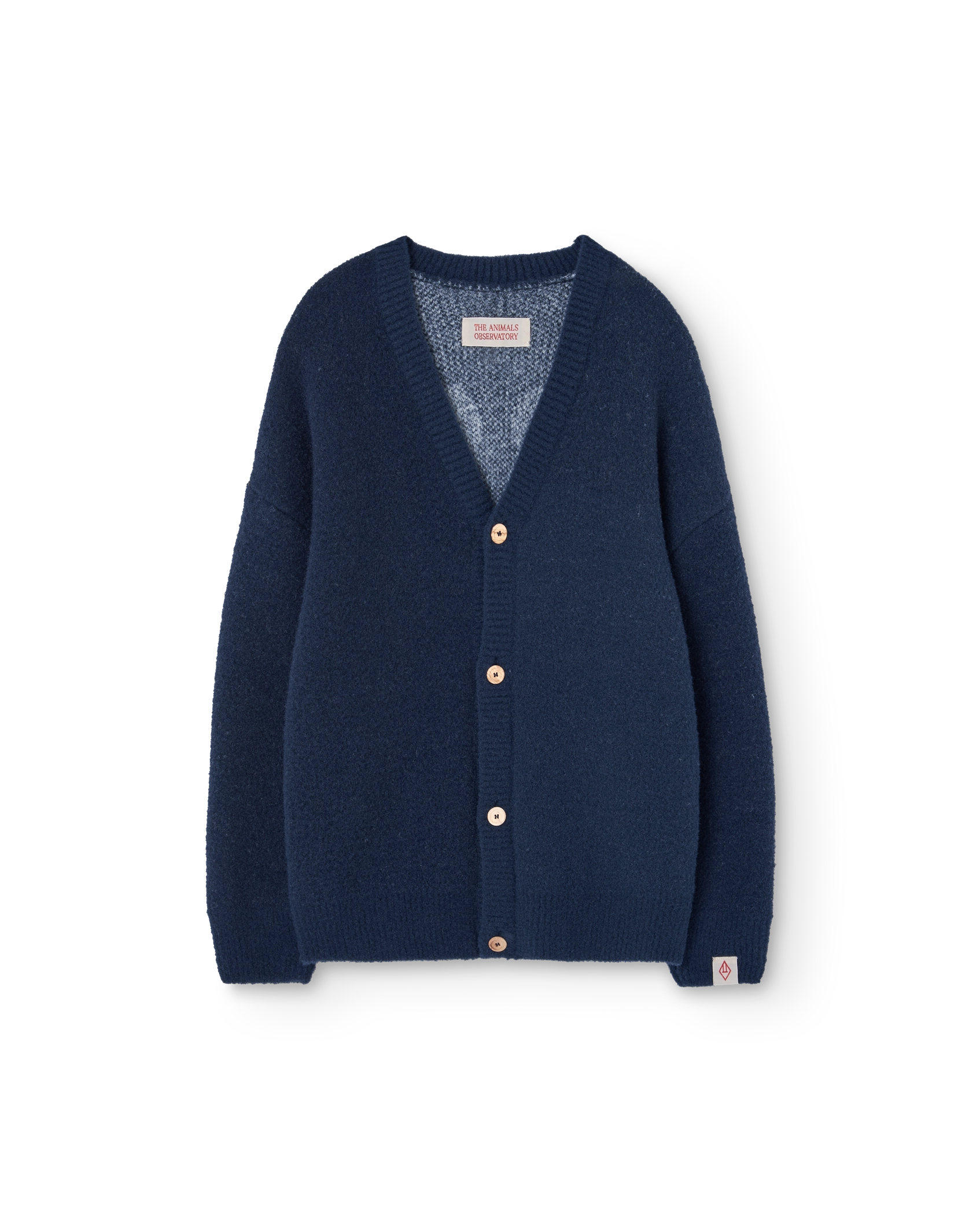 Navy Racoon Cardigan PRODUCT FRONT