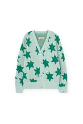 Stars Racoon Cardigan PRODUCT FRONT