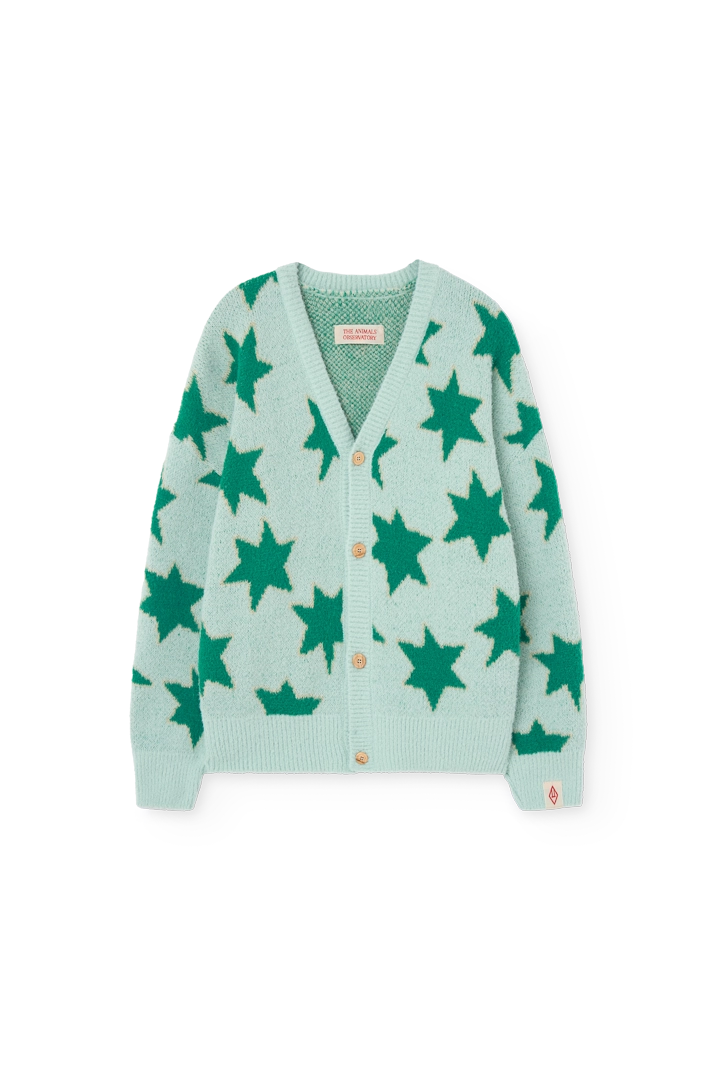 Stars Racoon Cardigan PRODUCT FRONT