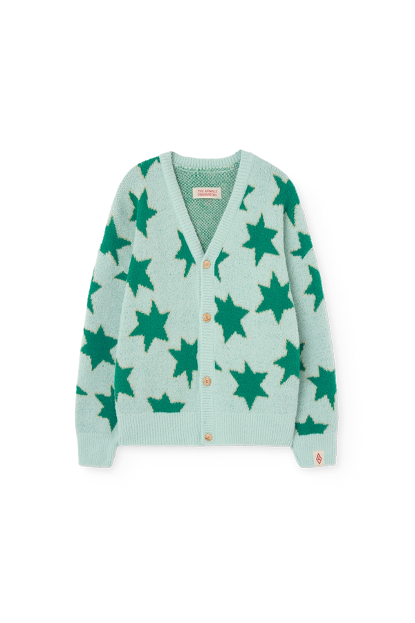 Stars Racoon Cardigan PRODUCT FRONT