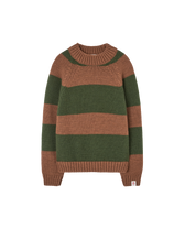 Stripes Brown Boxfish Sweater PRODUCT FRONT