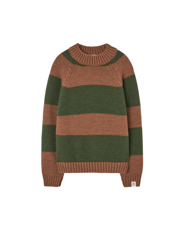 Stripes Brown Boxfish Sweater PRODUCT FRONT
