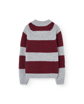 Stripes Grey Boxfish Sweater PRODUCT BACK