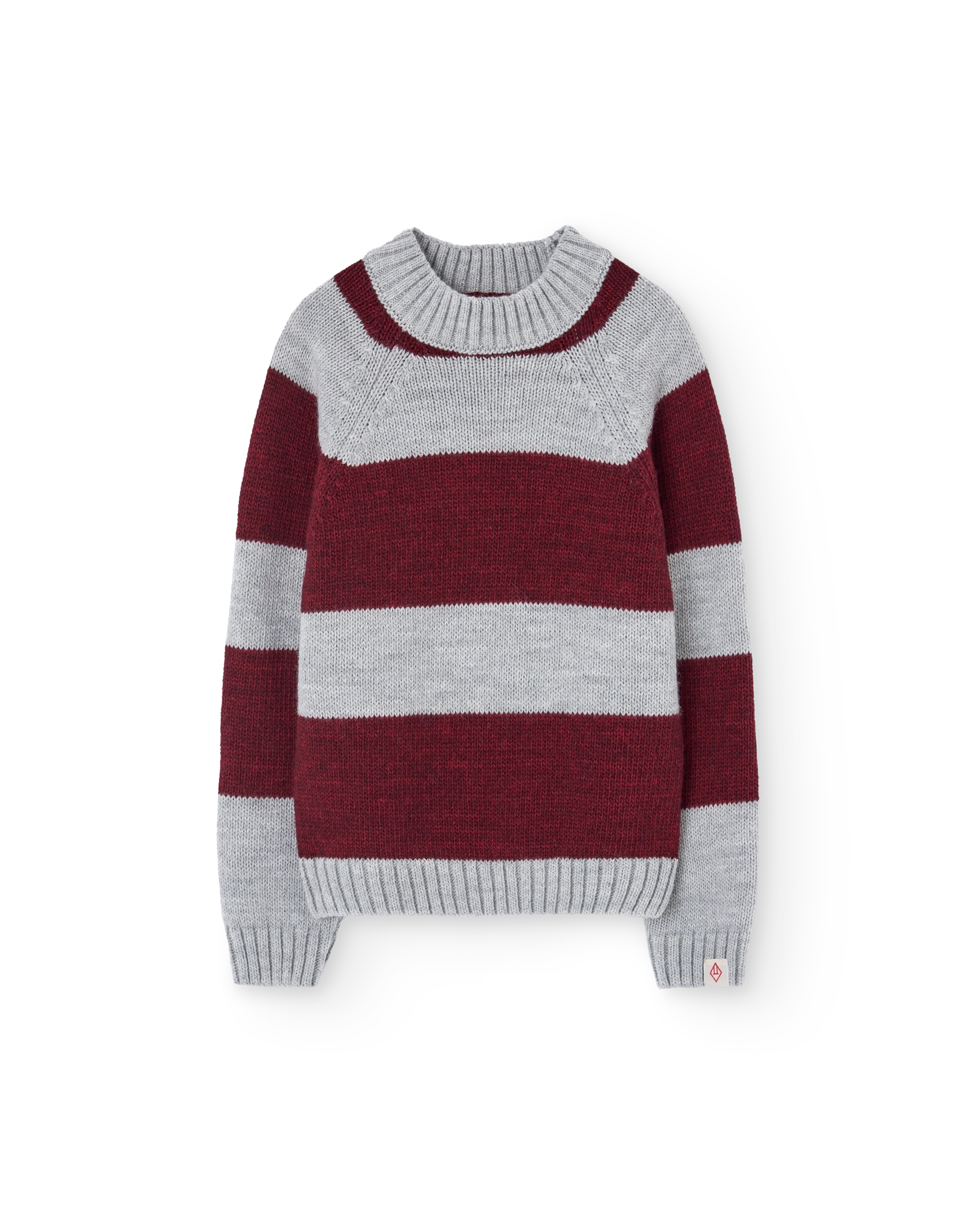 Stripes Grey Boxfish Sweater PRODUCT FRONT