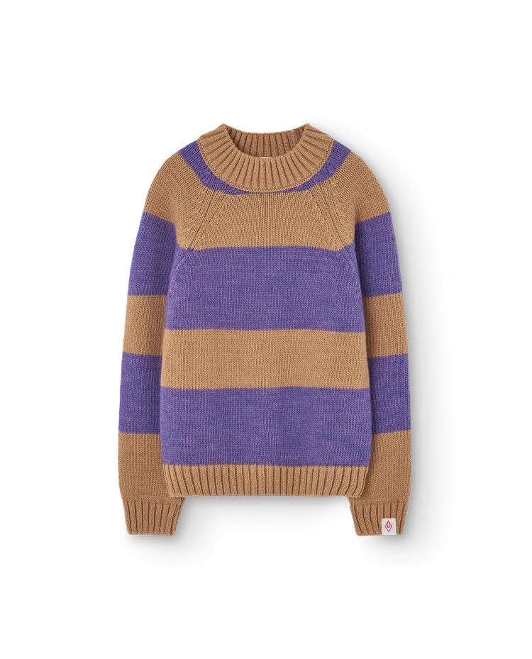 Stripes Beige Boxfish Sweater COVER