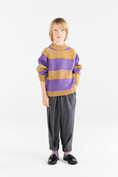 Stripes Beige Boxfish Sweater MODEL FRONT