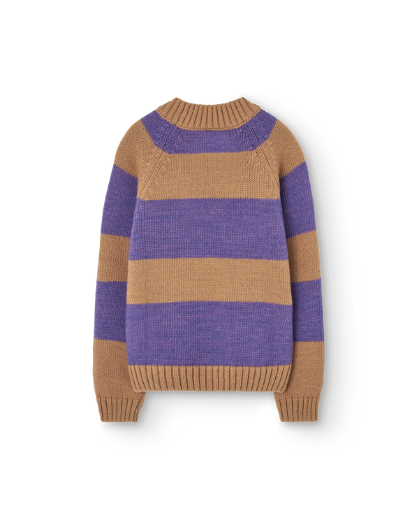 Stripes Beige Boxfish Sweater PRODUCT BACK