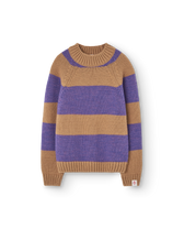 Stripes Beige Boxfish Sweater PRODUCT FRONT