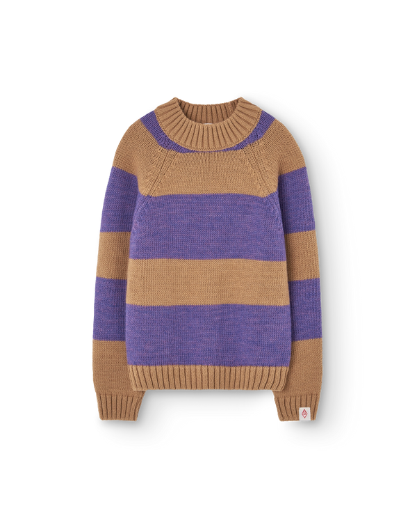 Stripes Beige Boxfish Sweater PRODUCT FRONT