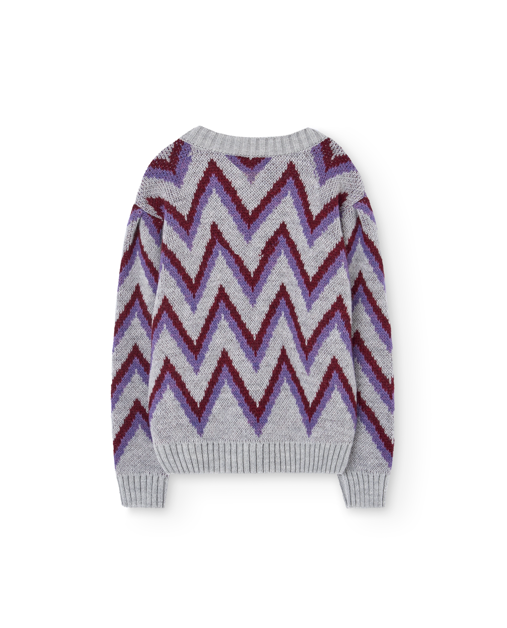 Grey Gollie Sweater PRODUCT BACK
