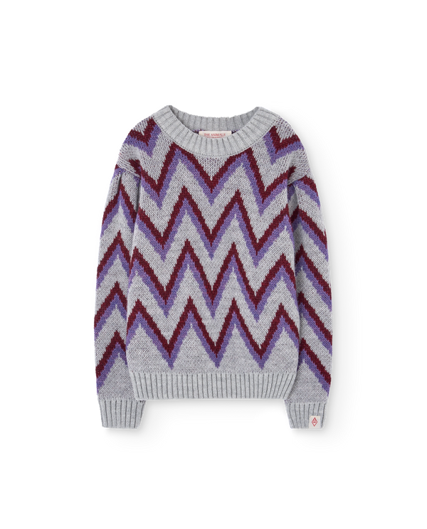 Grey Gollie Sweater PRODUCT FRONT