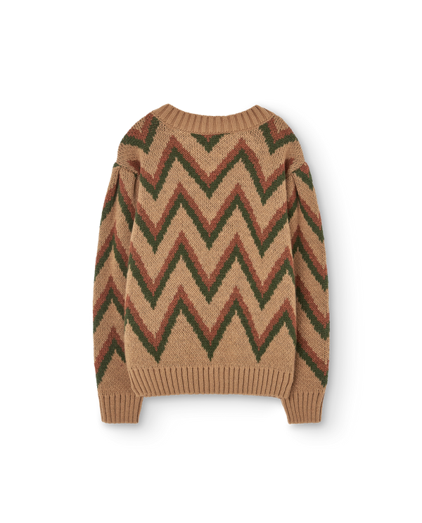 Beige Gollie Sweater PRODUCT BACK