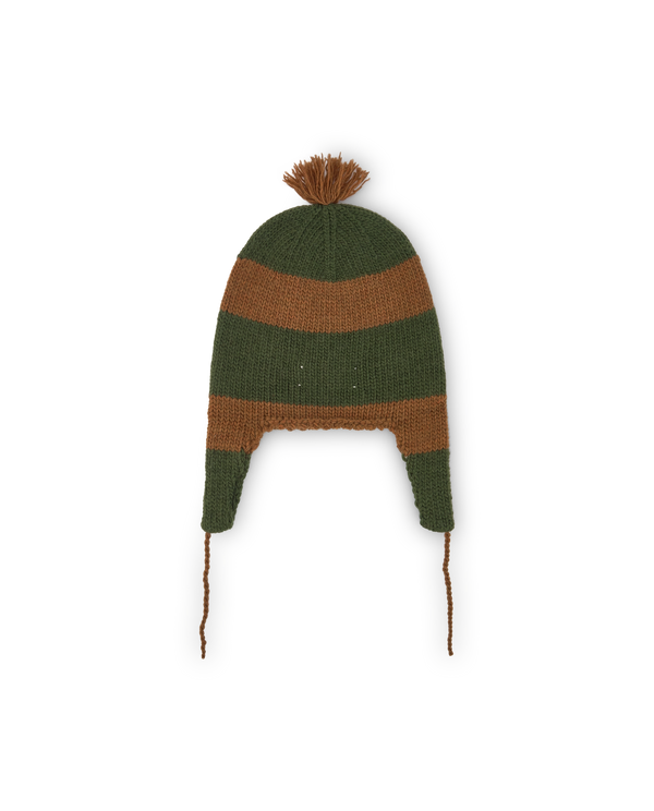 Brown Zebu Beanie PRODUCT BACK