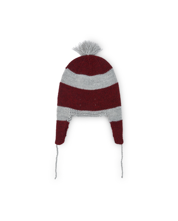 Grey Zebu Beanie PRODUCT BACK