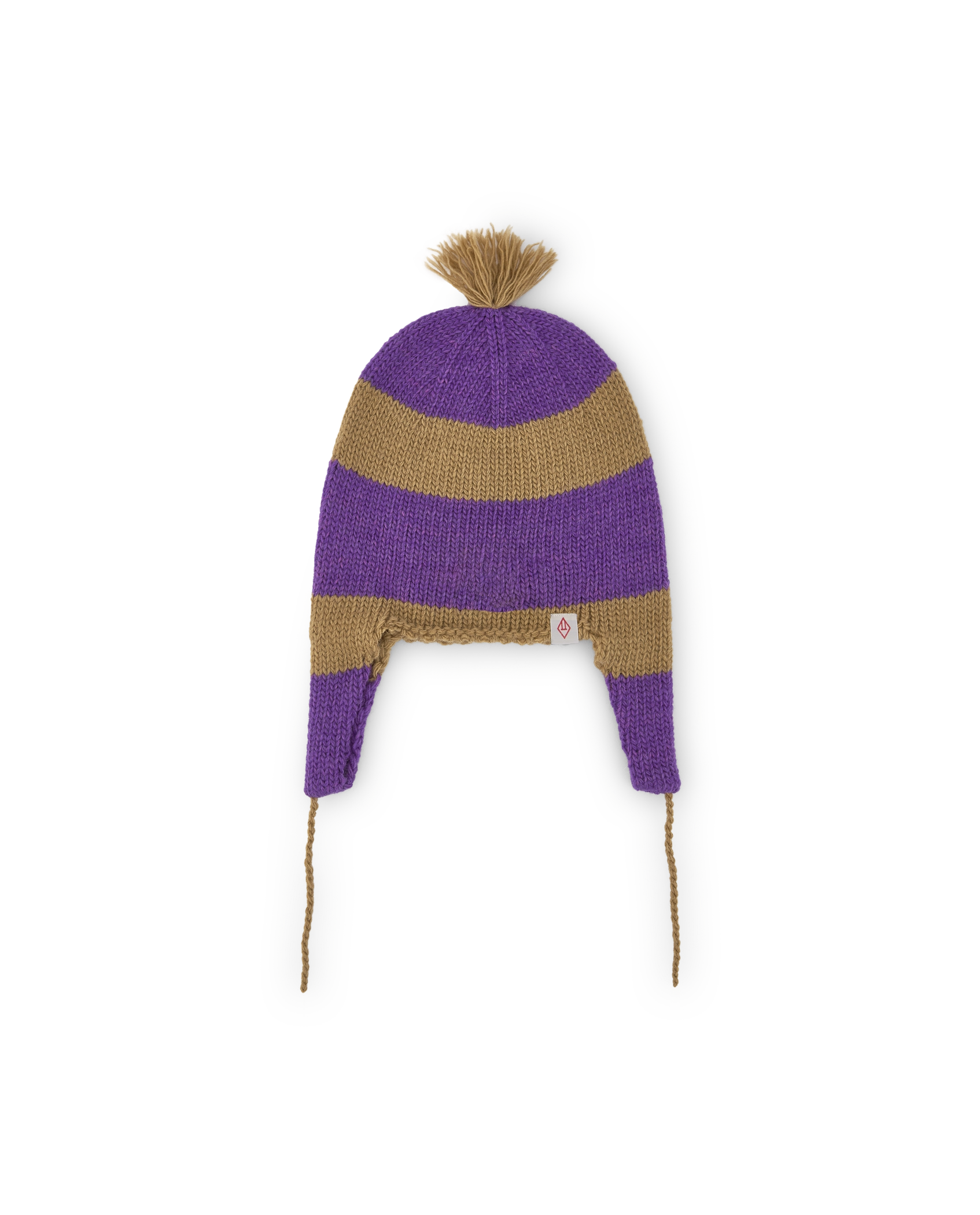 Beige Zebu Beanie PRODUCT FRONT