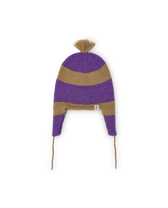 Beige Zebu Beanie PRODUCT FRONT