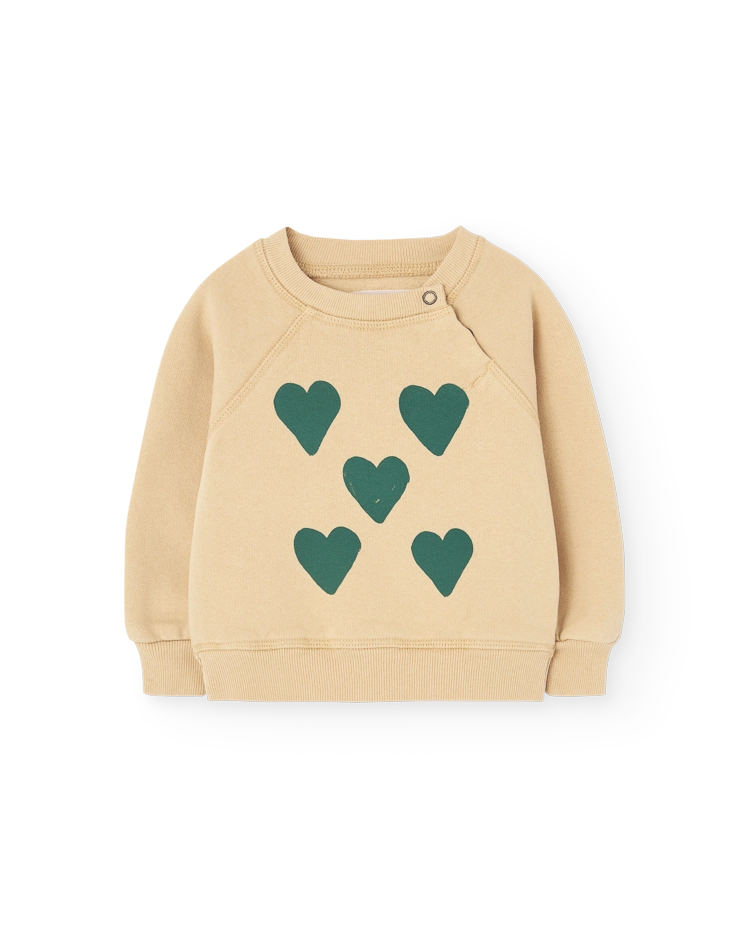 Hearts Brown Jackal Sweatshirt COVER