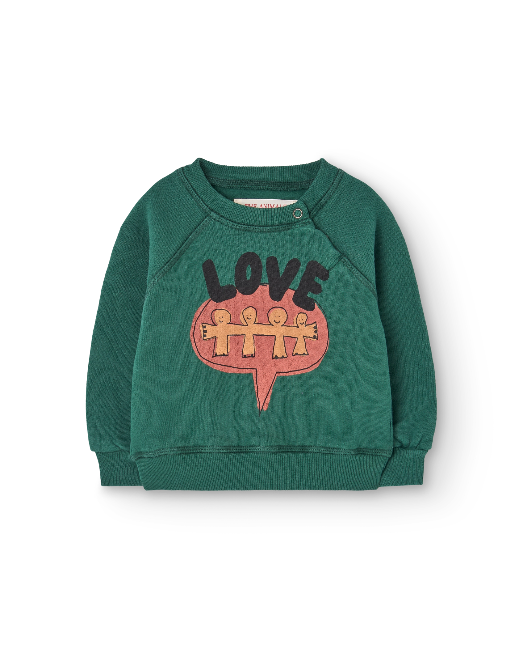 Love Green Jackal Sweatshirt PRODUCT FRONT