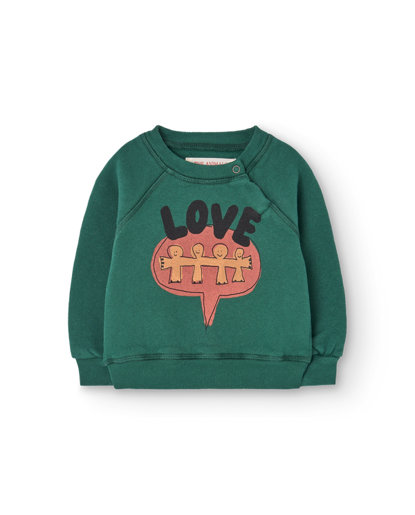 Love Green Jackal Sweatshirt PRODUCT FRONT