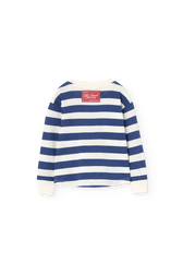 Stripes Navy Wapiti Long Sleeve T-Shirt PRODUCT BACK