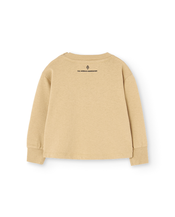 Brown Wapiti Long Sleeve T-Shirt PRODUCT BACK