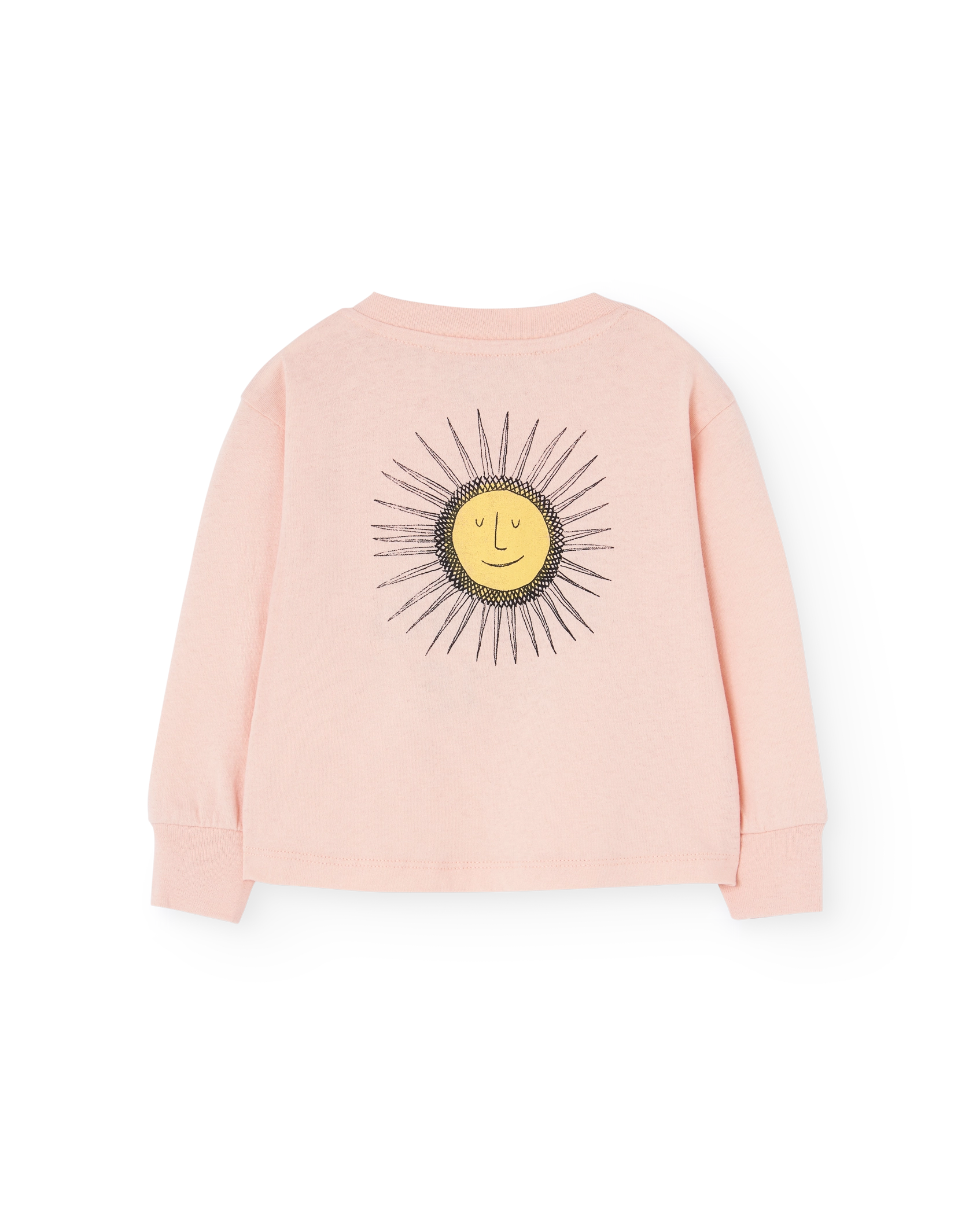 Coral Wapiti Long Sleeve T-Shirt PRODUCT BACK