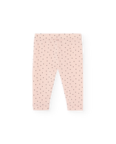 Soft Coral Penguin Leggings PRODUCT BACK