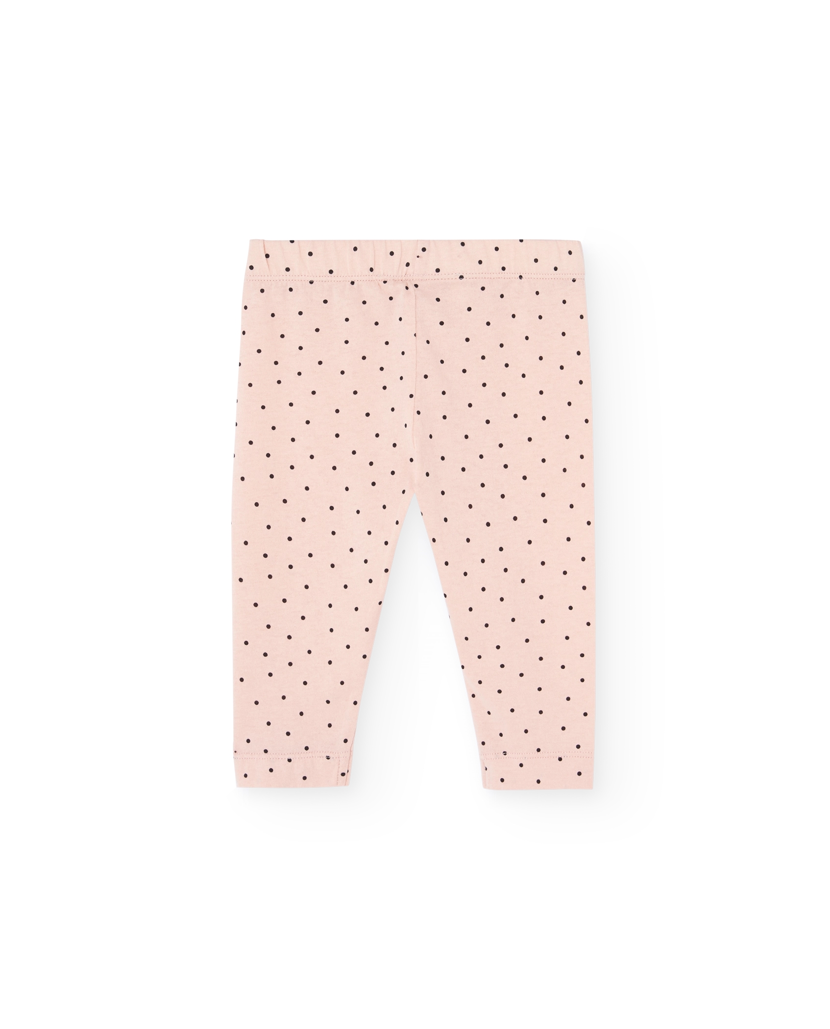 Soft Coral Penguin Leggings PRODUCT BACK