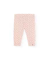 Soft Coral Penguin Leggings PRODUCT FRONT