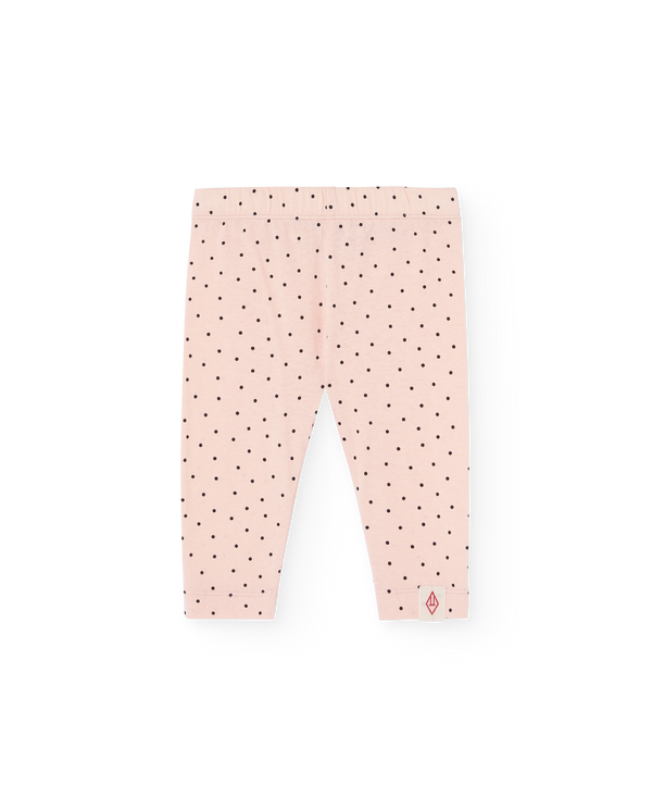 Soft Coral Penguin Leggings PRODUCT FRONT