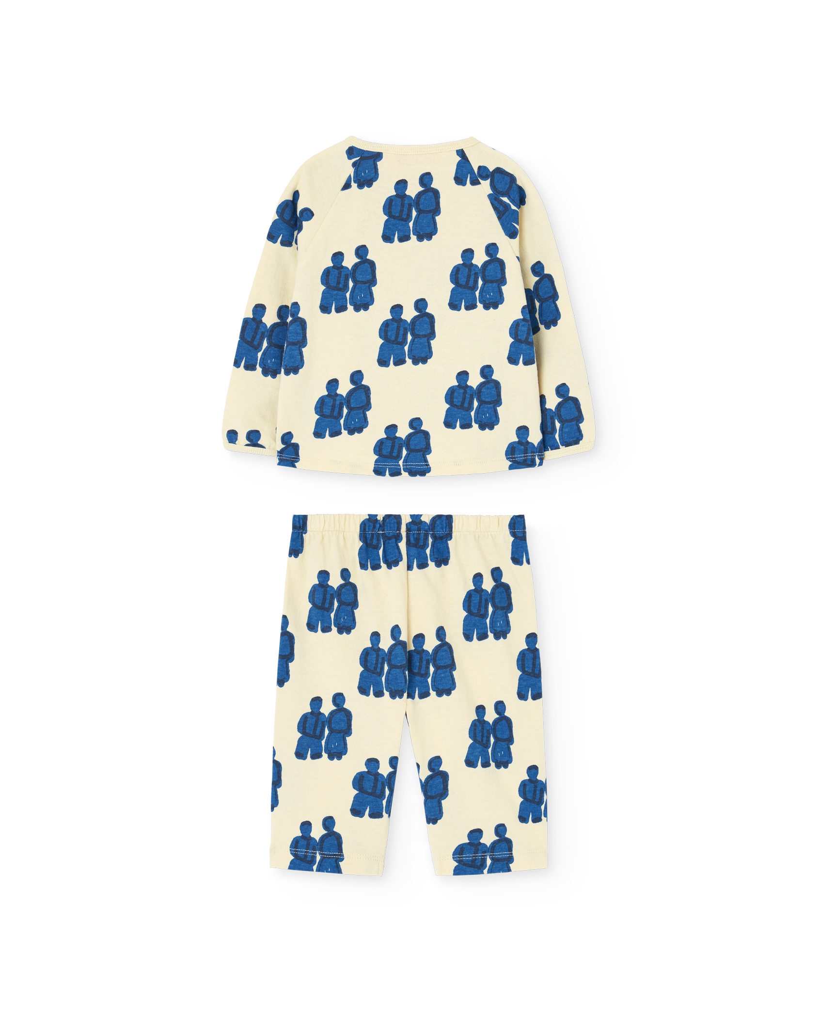 Flan Yellow Daug Baby Set PRODUCT BACK