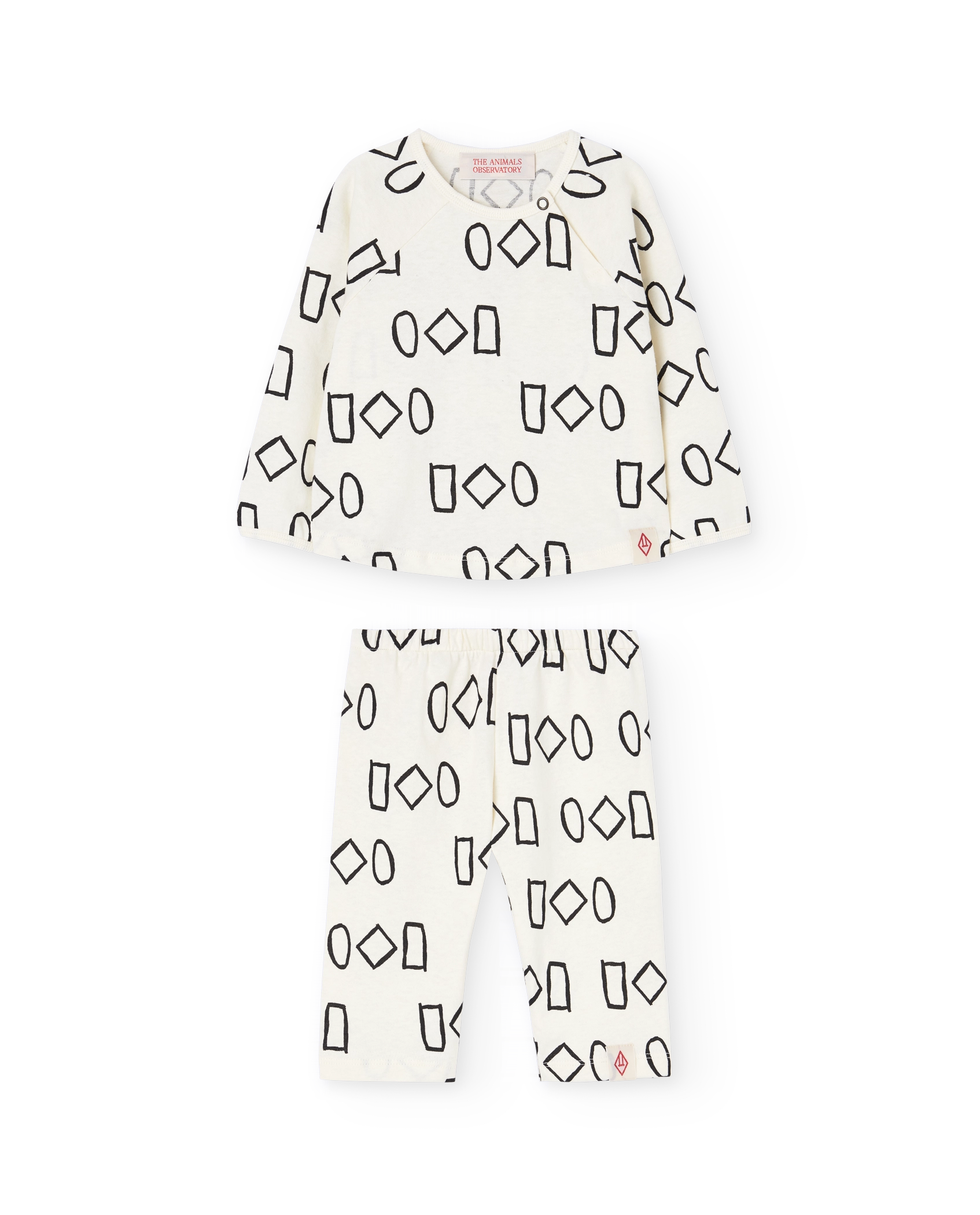 Raw White Daug Baby Set PRODUCT FRONT