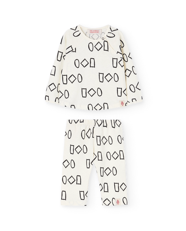 Raw White Daug Baby Set PRODUCT FRONT