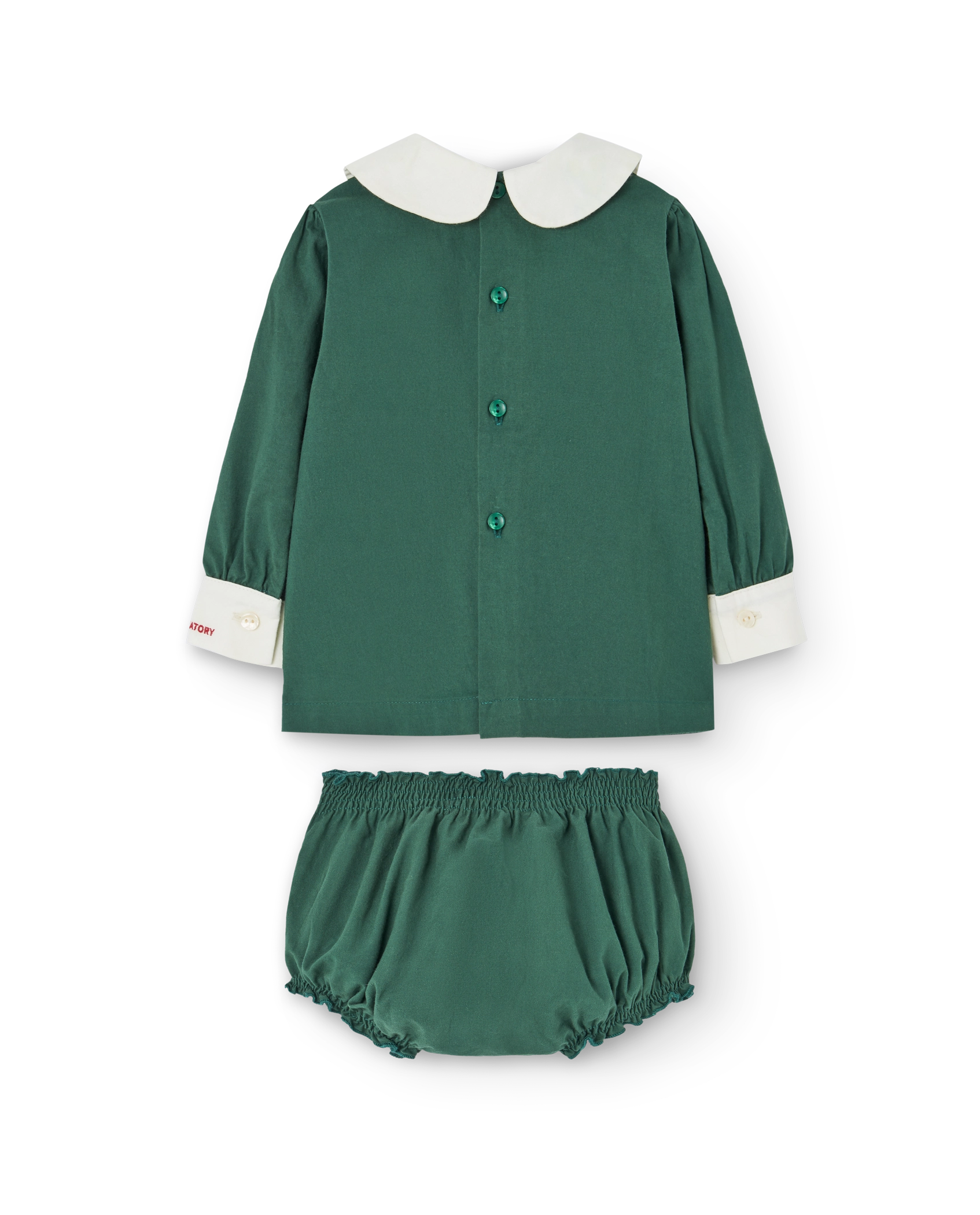 Green Newt Dress PRODUCT BACK