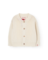 Ecru Serval Cardigan PRODUCT FRONT